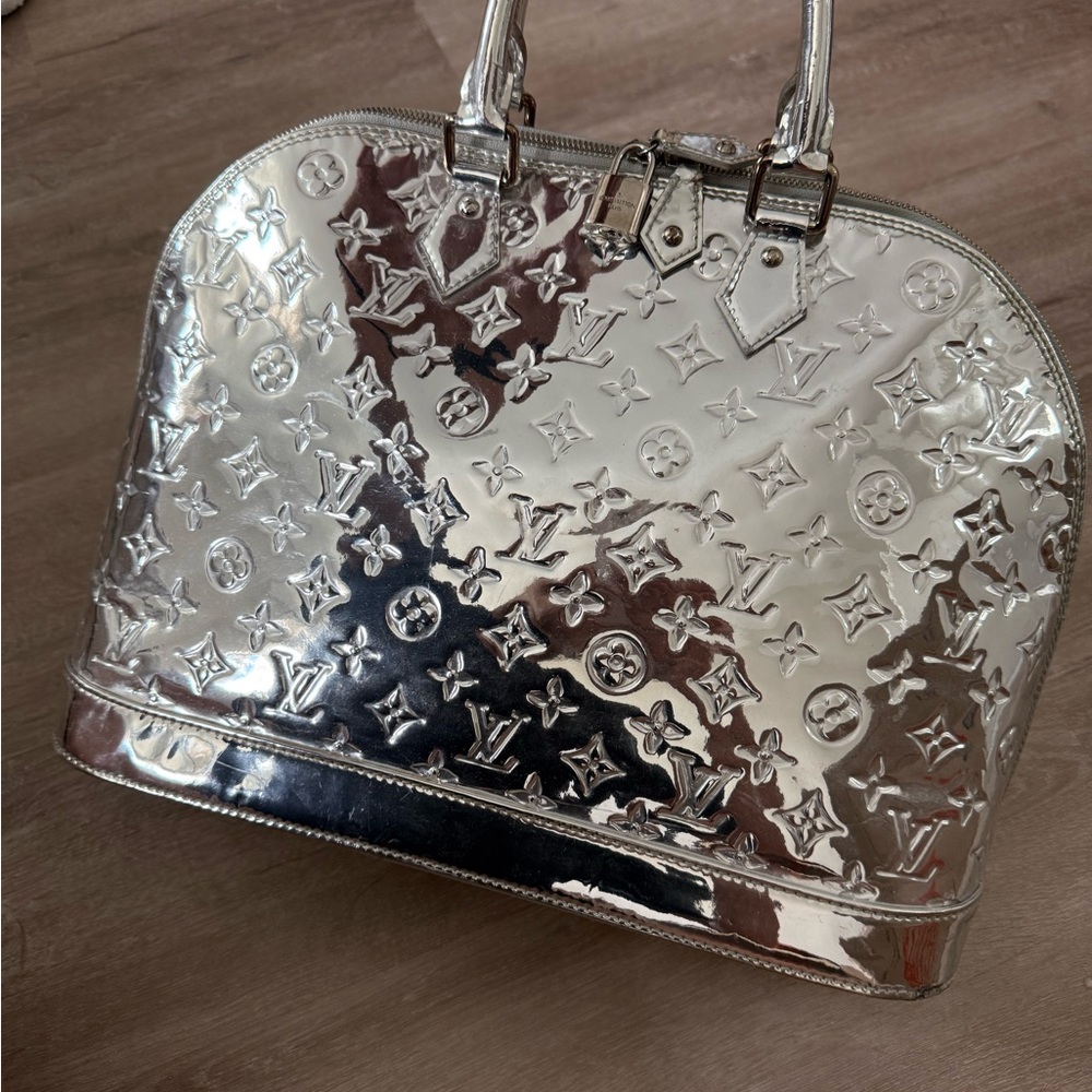 Louis Vuitton Silver Monogram Handbag